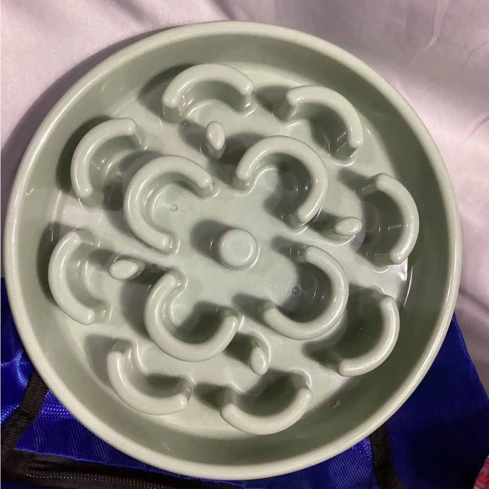 Pet Dog Mixed Accessories Lot of 6, Slow Feed Bowl Leash Harness Hat Adidas Bag